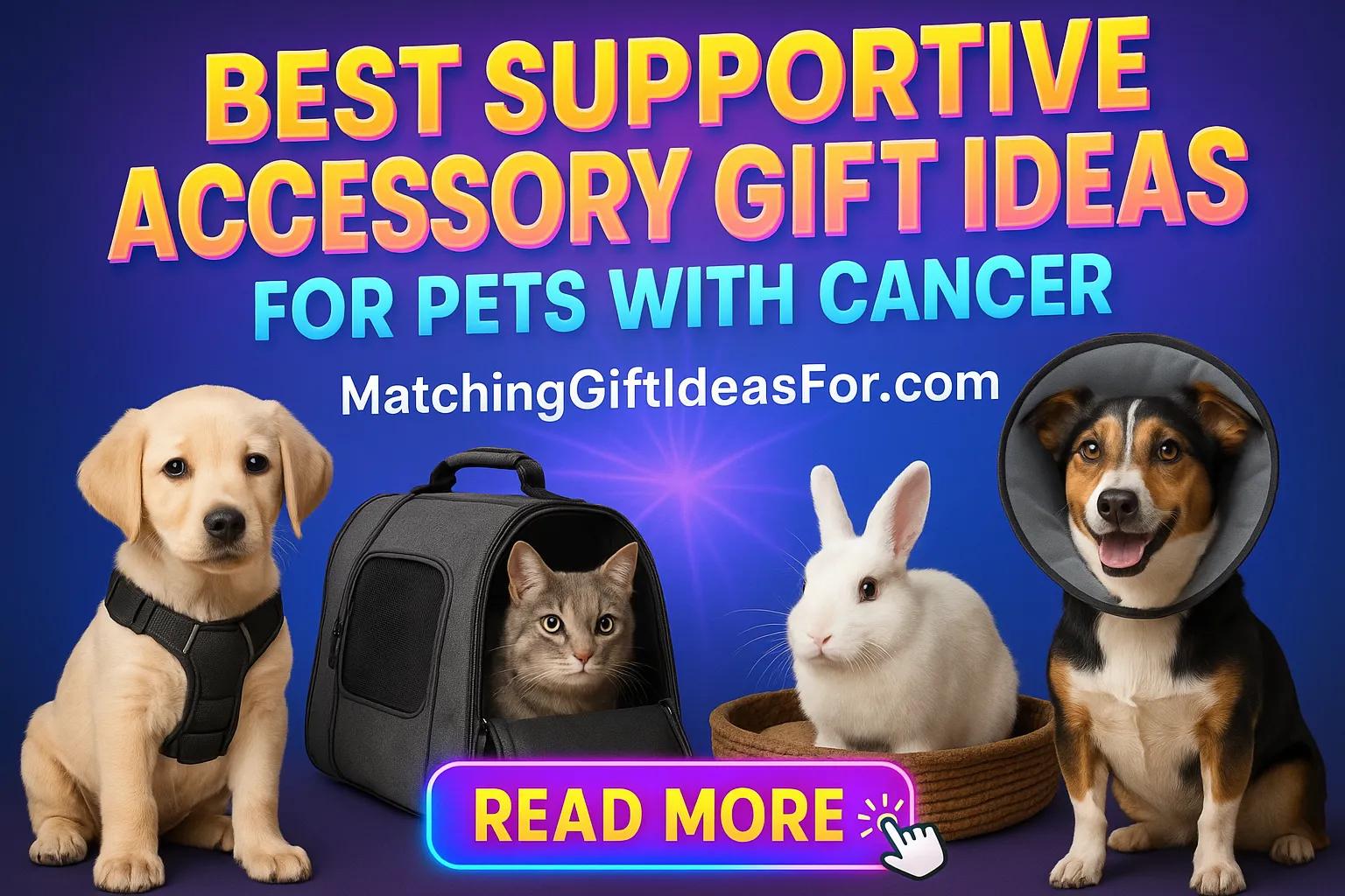 Best Supportive Accessory Gift Ideas for Pets with Cancer