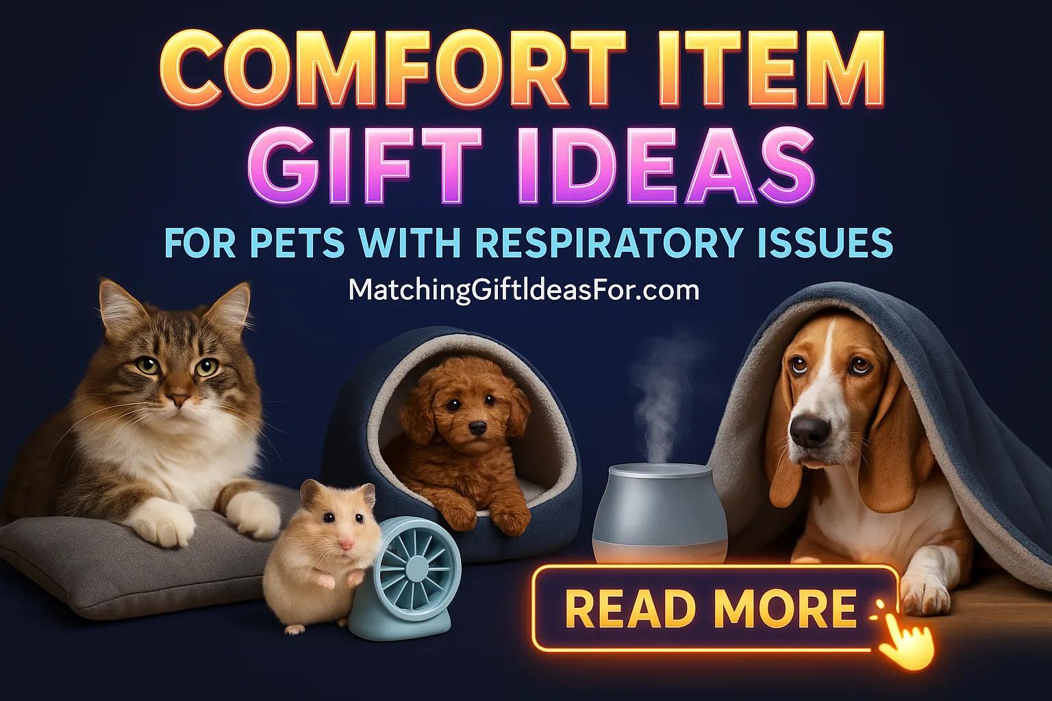 Comfort Item Gift Ideas for Pets With Respiratory Issues