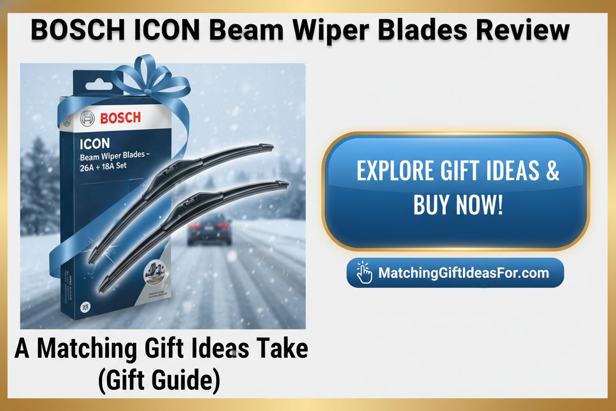 BOSCH ICON Beam Wiper Blades Review – A Matching Gift Ideas Take (Gift Guide)